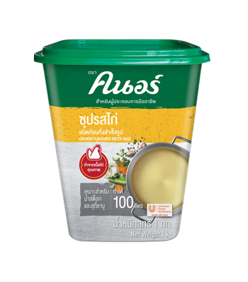 knorr chicken flavoured broth base 1 5 kg unilever food solutions