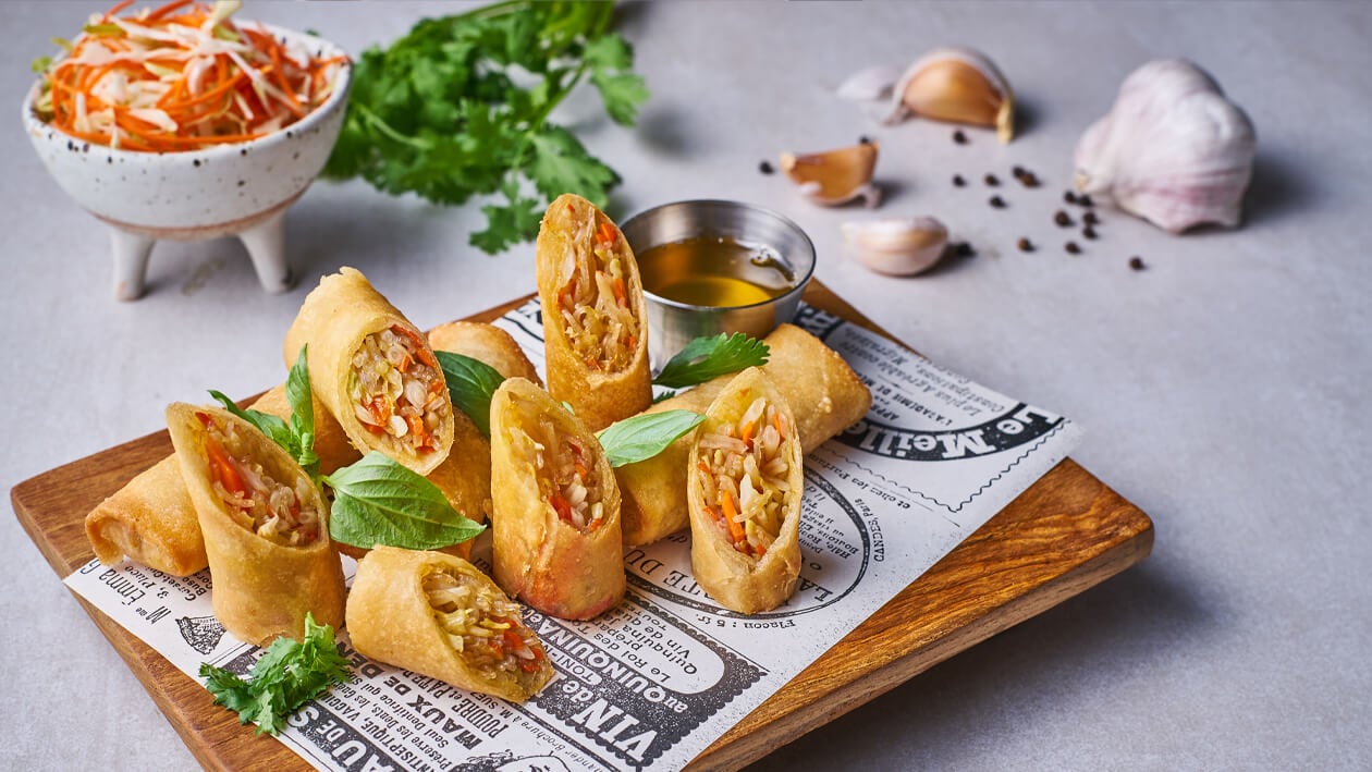 Vegetarian Fried Spring Rolls – - Recipe