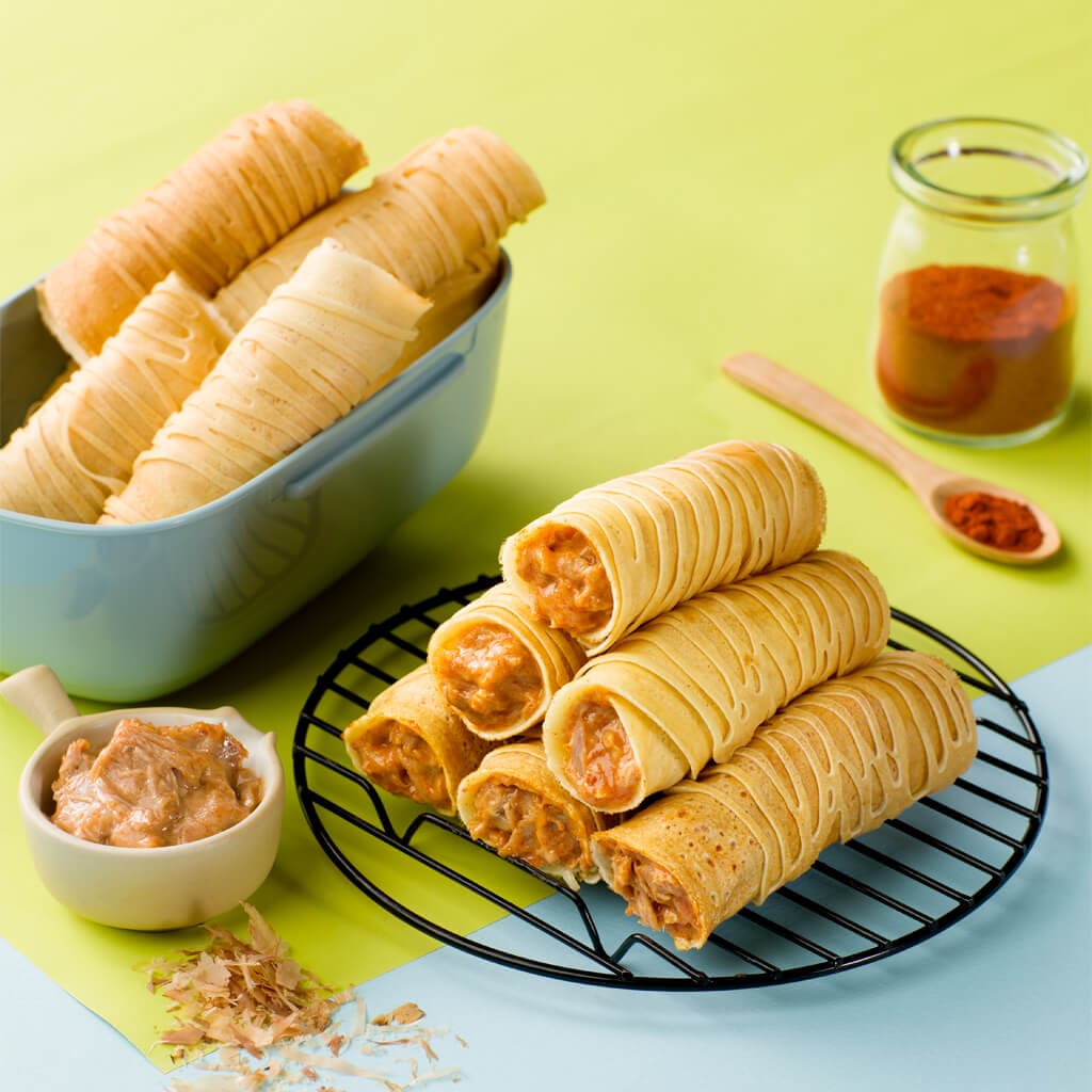 ขนมโตเกียวไส้ทูน่าซอสคัตสึโอะ