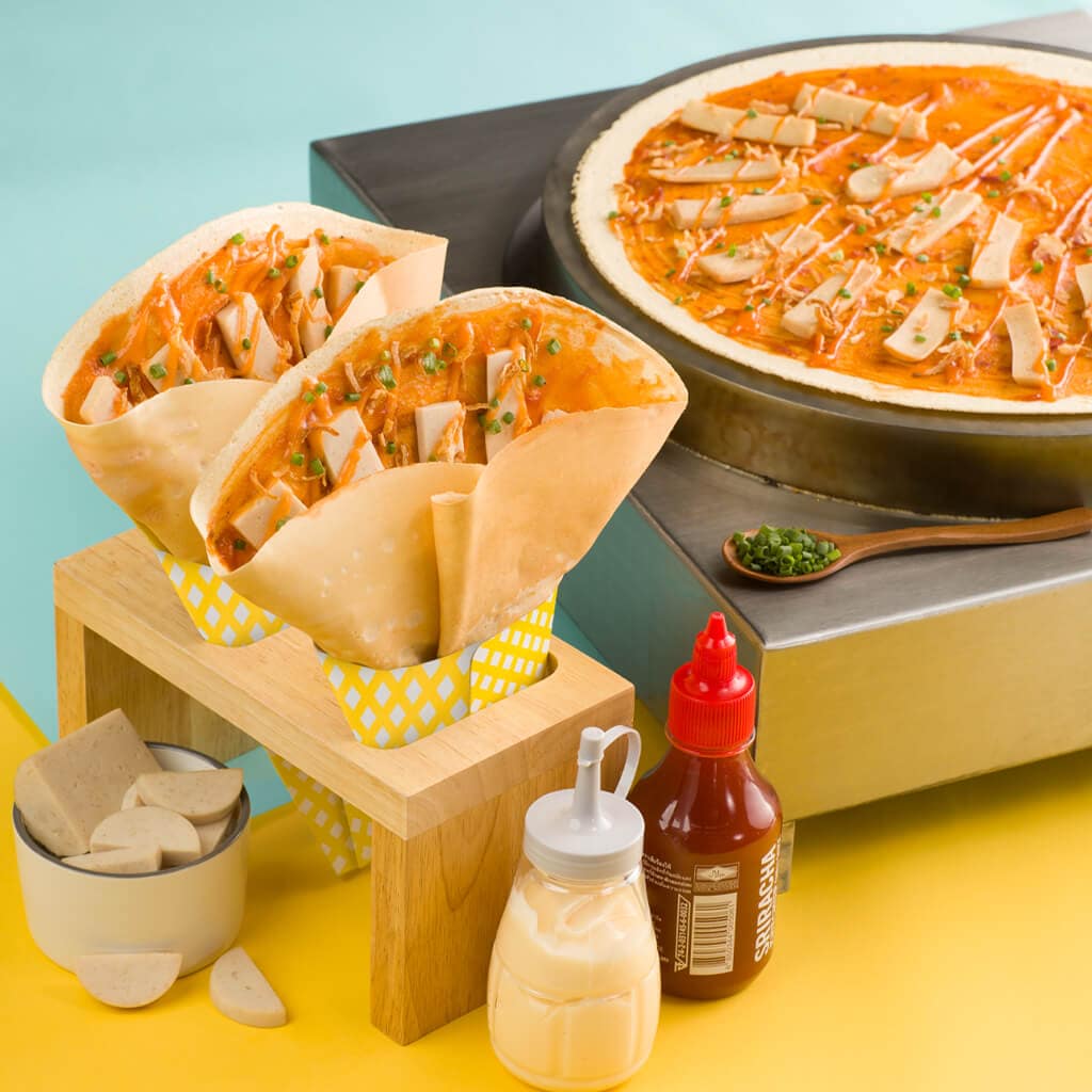เครปพิซซ่าไก่ยอ เครปพิซซ่าไก่ยอ
