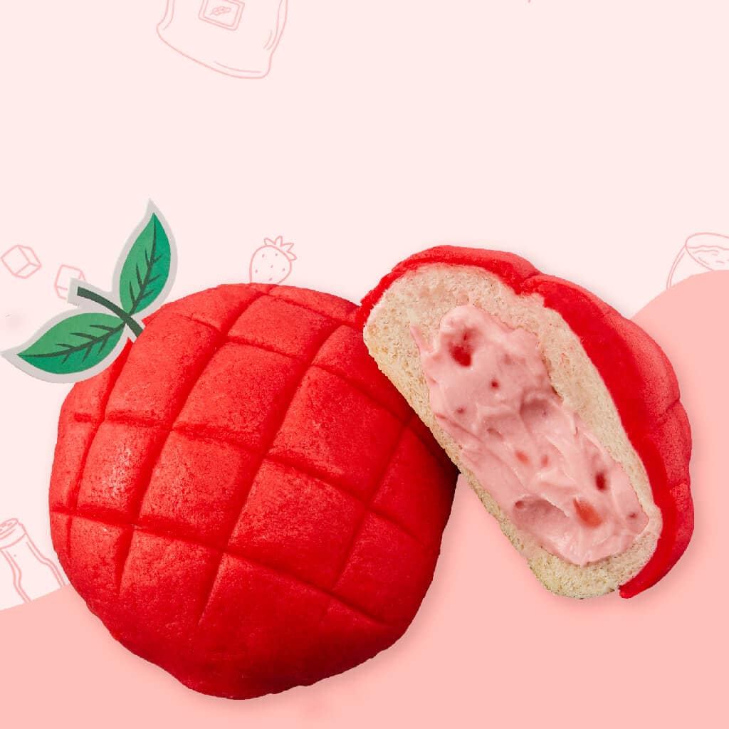 Strawberry Melonpan Strawberry Melonpan