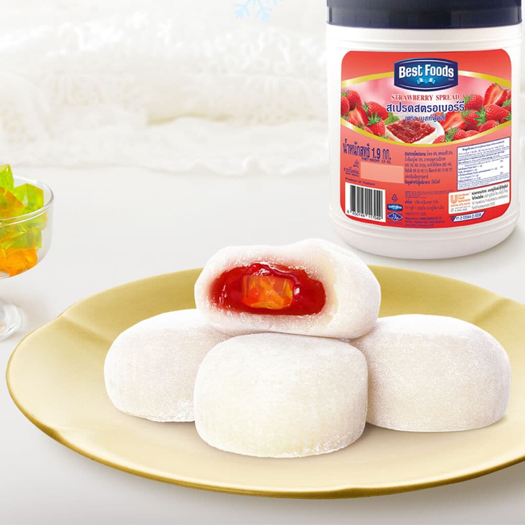 Strawberry Snow Jelly Daifuku Strawberry Snow Jelly Daifuku