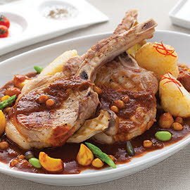 ฮังเลพอร์คชอปกับข้าวเหนียวทอด ฮังเลพอร์คชอปกับข้าวเหนียวทอด