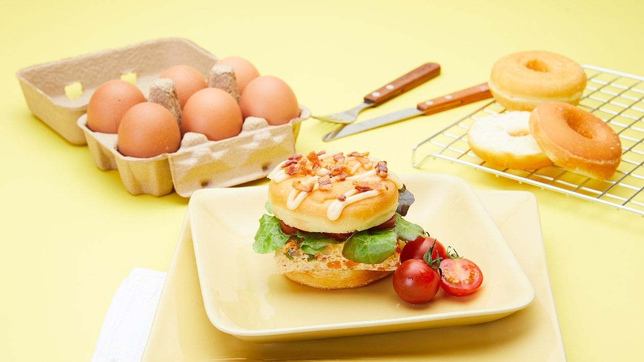 Baked Scramble Egg Donut – - Recipe