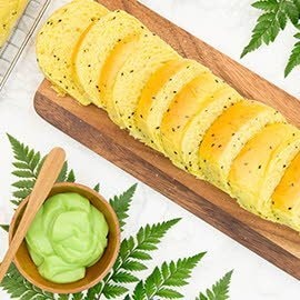 ขนมปังฟักทองงาดำ