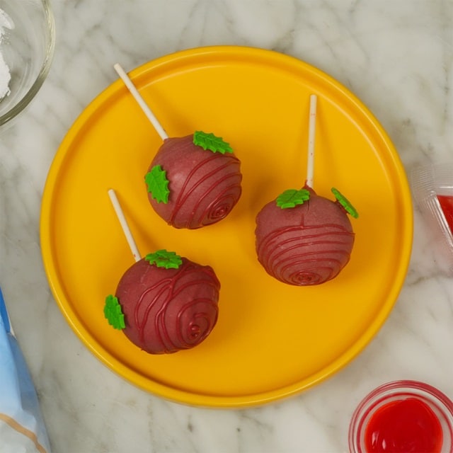 เค้กป๊อปกุหลาบ