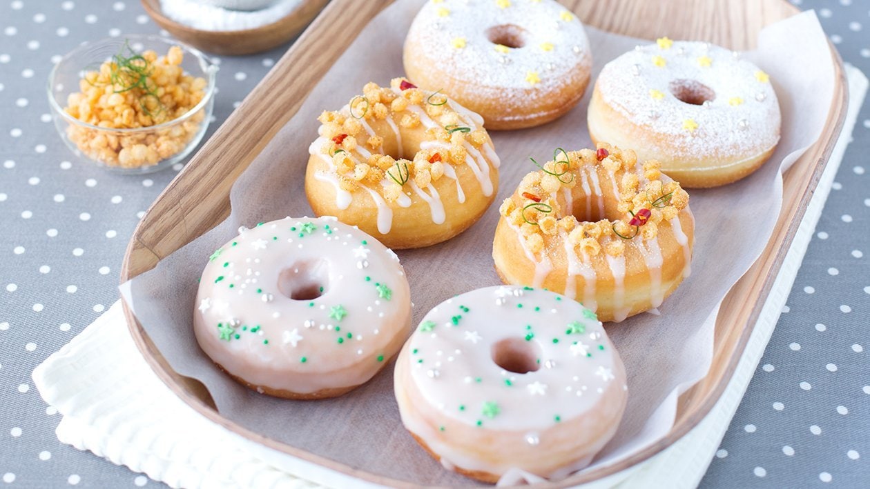 Spicy Laab, Lime Glazed and Lime Icing Doughnut – - Recipe