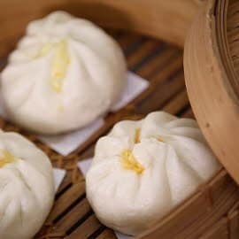 ซาลาเปาไส้พิซซ่าหมูสับ ซาลาเปาไส้พิซซ่าหมูสับ