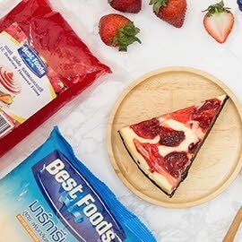 บราวนี่ชีสสตรอเบอร์รี