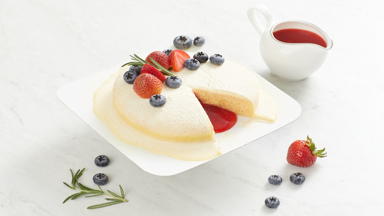 Vanilla-Strawberry Molten Cake – - Recipe