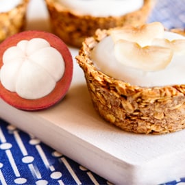 กราโนล่าทาร์ตมังคุด