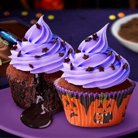 ช็อกโกแลตคัพเค้กลาวา ช็อกโกแลตคัพเค้กลาวา