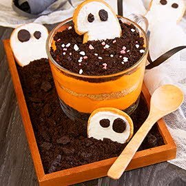 Spooky Thai Tea Mousse Spooky Thai Tea Mousse