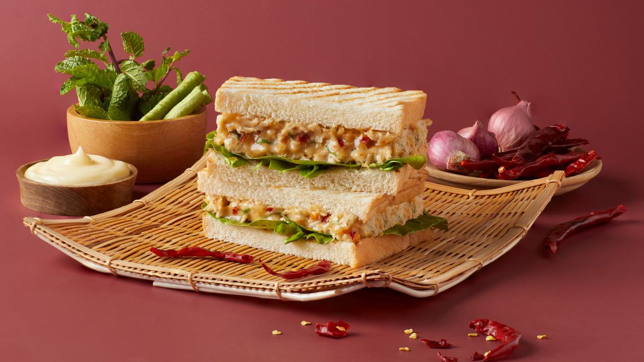 Thai Spicy Chicken Salad Sandwich – - Recipe