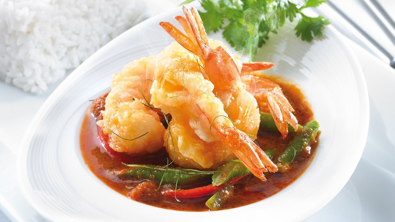 ข้าวกุ้งเสวยผัดพริกขิง – สูตรอาหาร