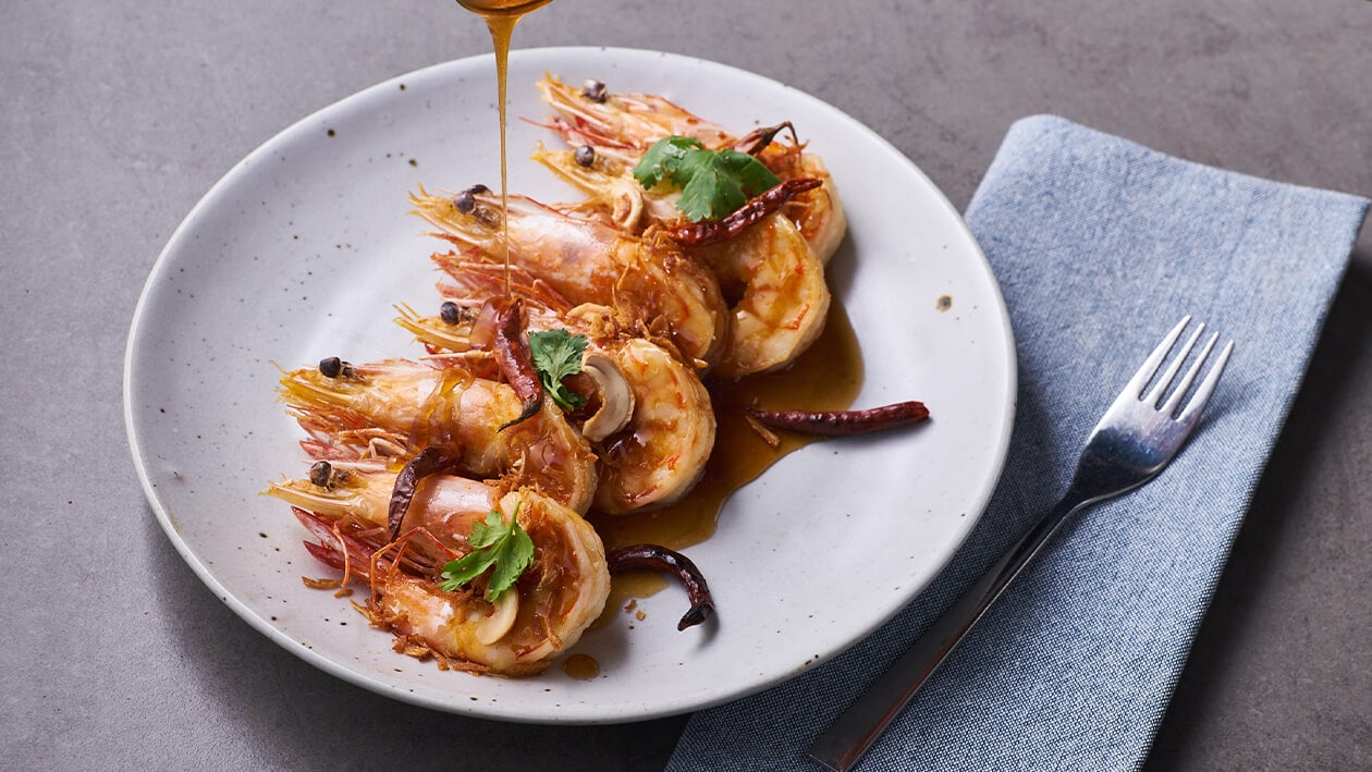 Fried Shrimp with Tamarind Sauce – - Recipe