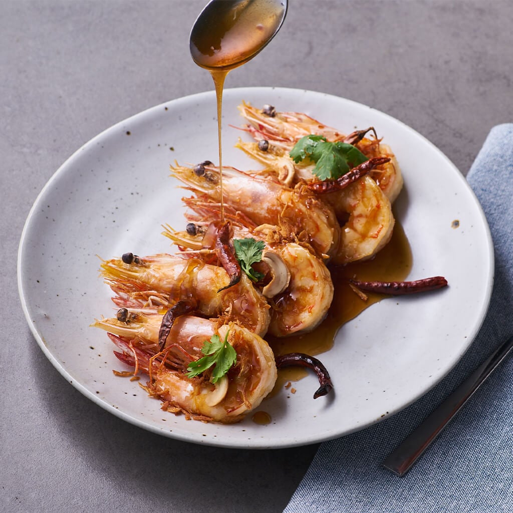 Fried Shrimp with Tamarind Sauce Fried Shrimp with Tamarind Sauce