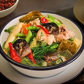 Stir-Fried Grilled Catfish with Dried Chili Paste