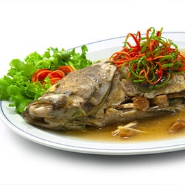 ปลาเก๋านึ่งบ๊วย ปลาเก๋านึ่งบ๊วย