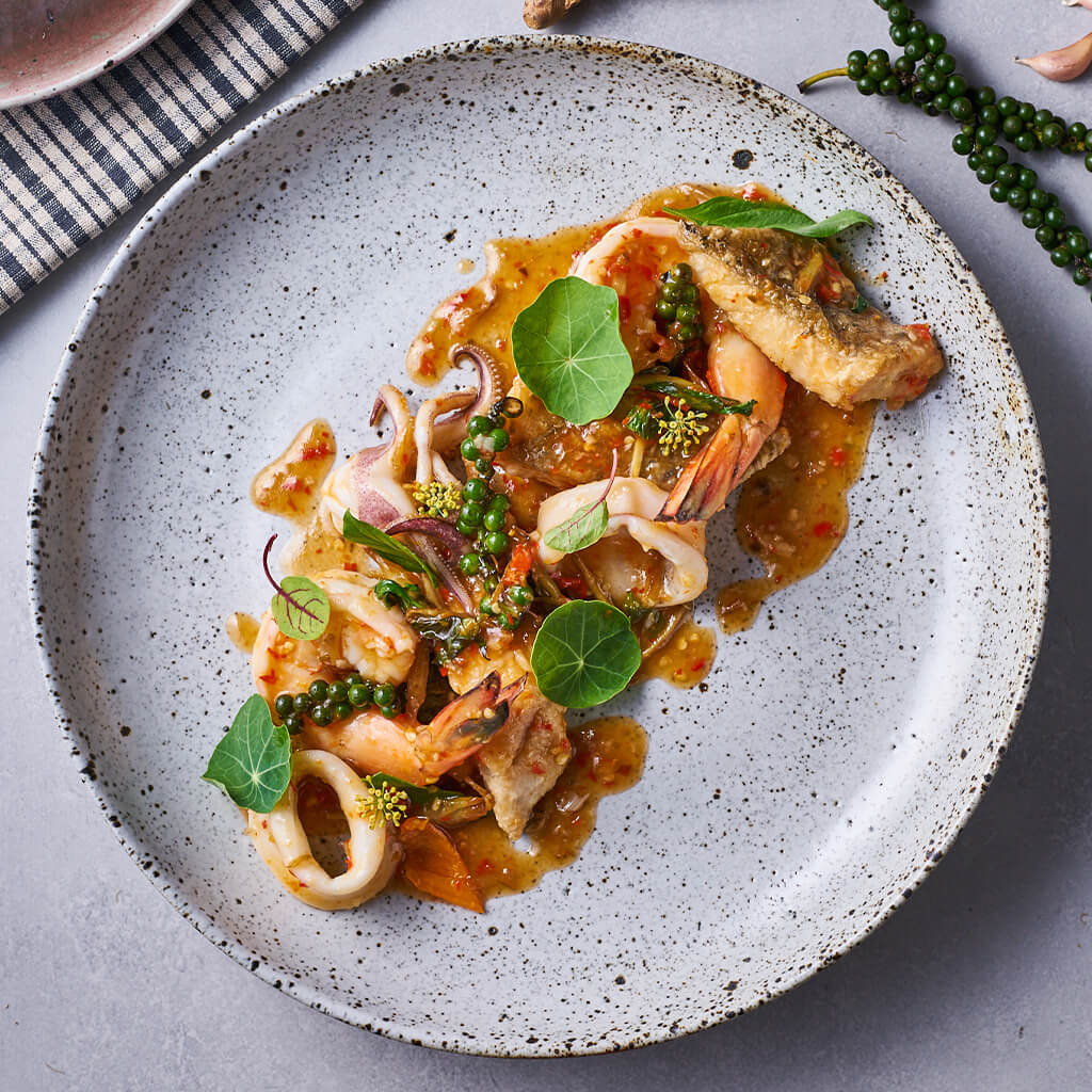 ผัดฉ่าทะเล