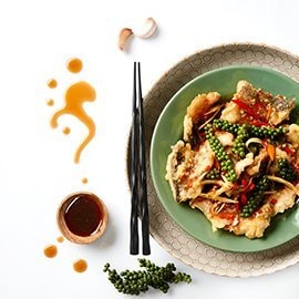 Stir-Fried Fish with Herbs Stir-Fried Fish with Herbs