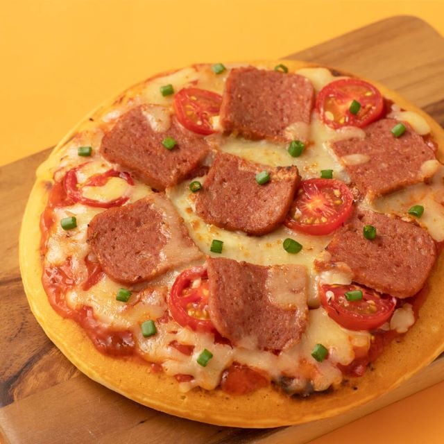 แพนเค้กพิซซ่าหน้าสแปม