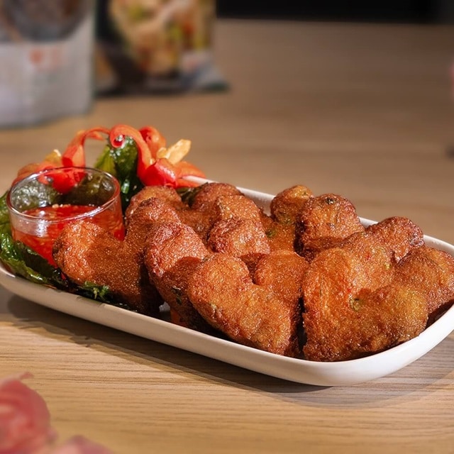 ทอดมันรูปหัวใจ