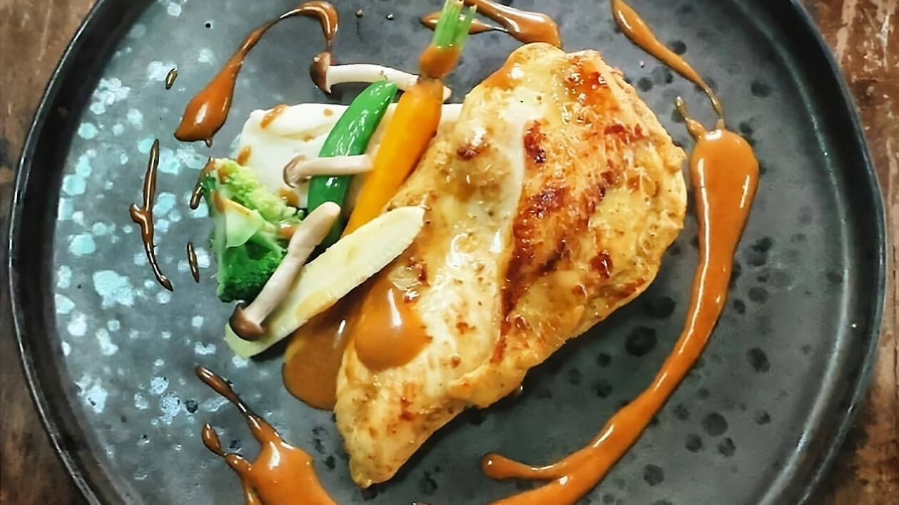 Chicken Steak with Massaman Brown Sauce – - Recipe