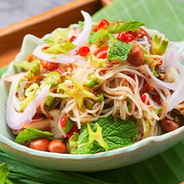 Spicy Rice Vermicelli Salad