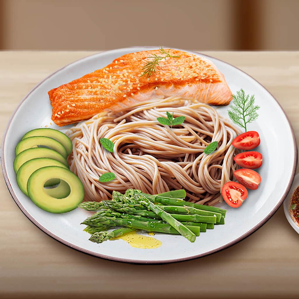 โซบะแซลมอนลาบแซ่บ โซบะแซลมอนลาบแซ่บ