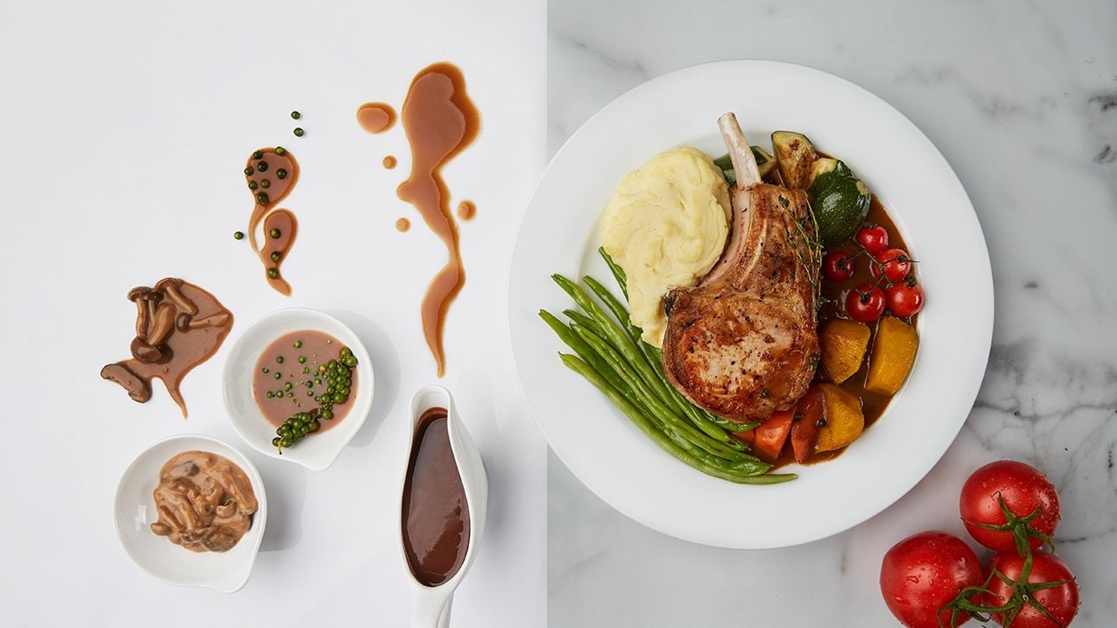 Grilled Pork Chop with Red Wine Sauce – - Recipe