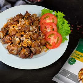 Fried Pork Cartilage with Garlic and Pepper Fried Pork Cartilage with Garlic and Pepper