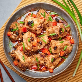 ซี่โครงหมูนึ่งเต้าซี่ ซี่โครงหมูนึ่งเต้าซี่