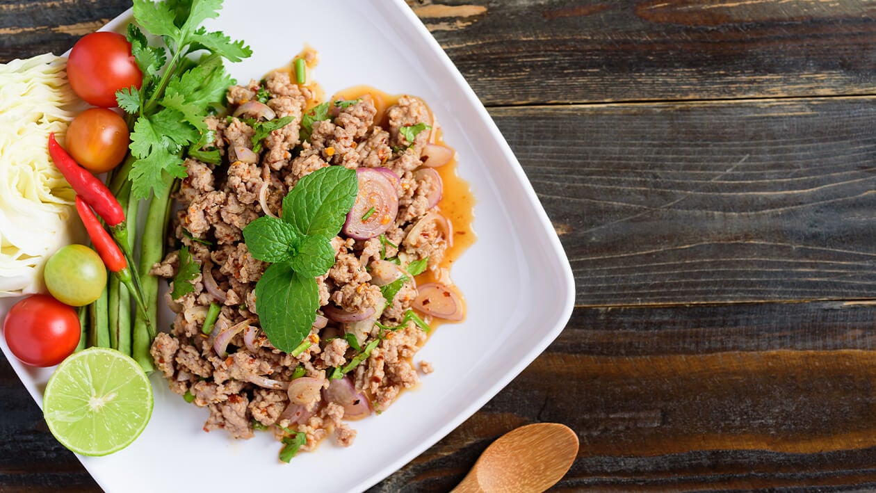 Spicy Minced Pork Salad – - Recipe