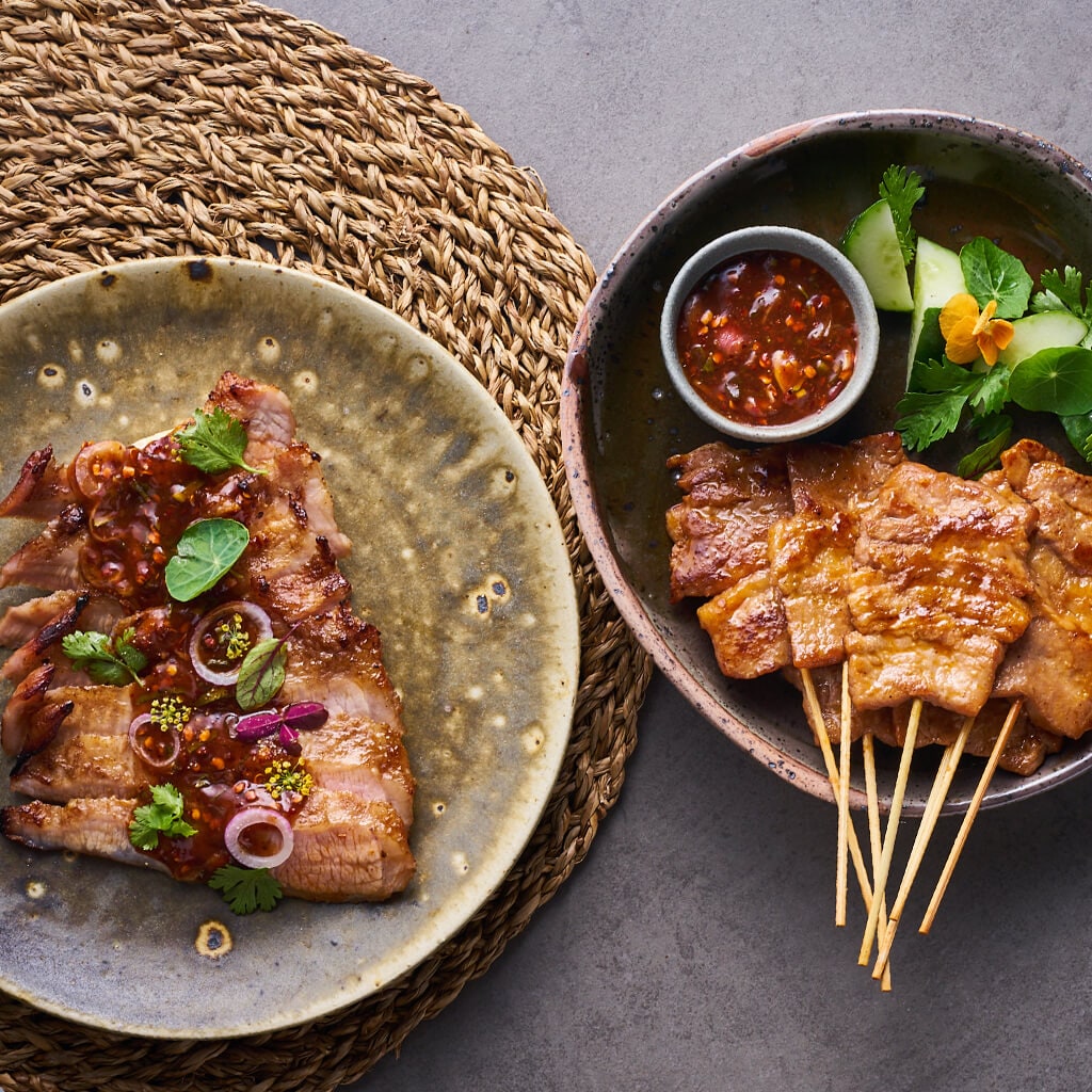 หมูย่าง หมูปิ้ง หมูย่าง หมูปิ้ง