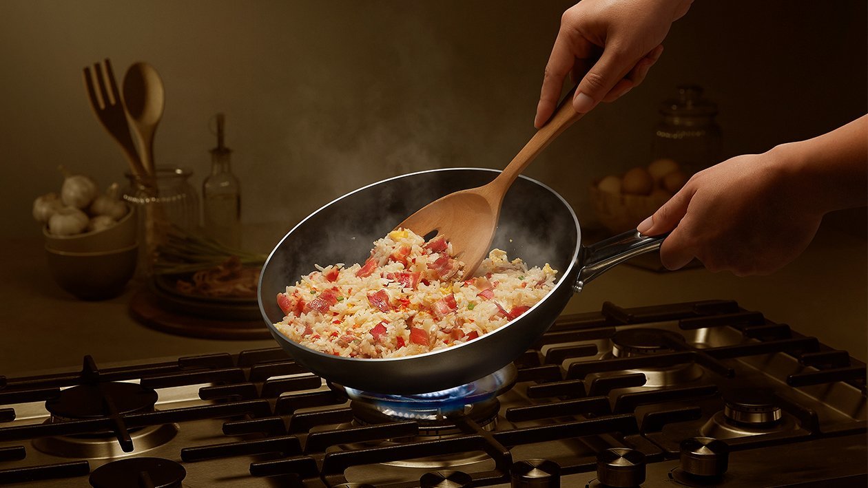 Aromatic Fried Rice with Bacon, Chilli and Garlic – - Recipe