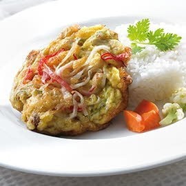 Rice with Tom Yum and Fluffy Egg