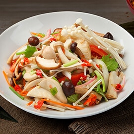 Spicy Straw Mushroom Salad