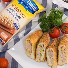 แซนด์วิชทอดไส้สลัดทูน่า