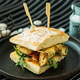 Asean Chicken Mushroom Sandwich