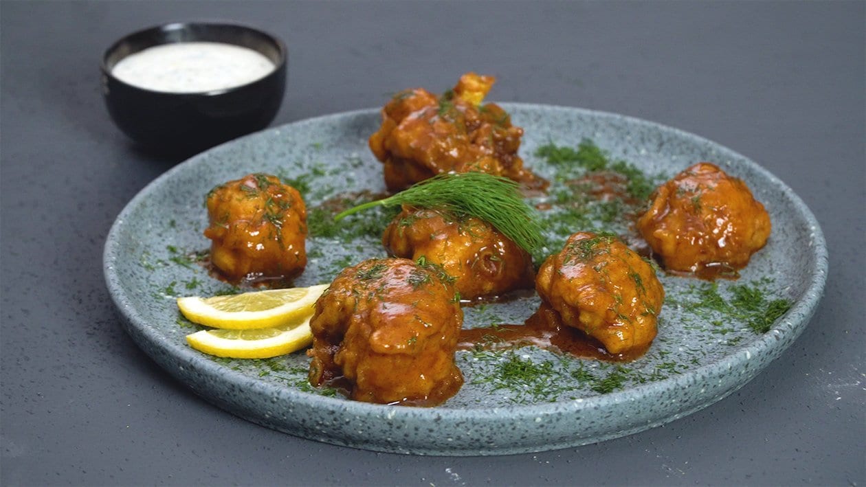 Tom Yam Cauliflower Poppers with Aioli Dip – - Recipe