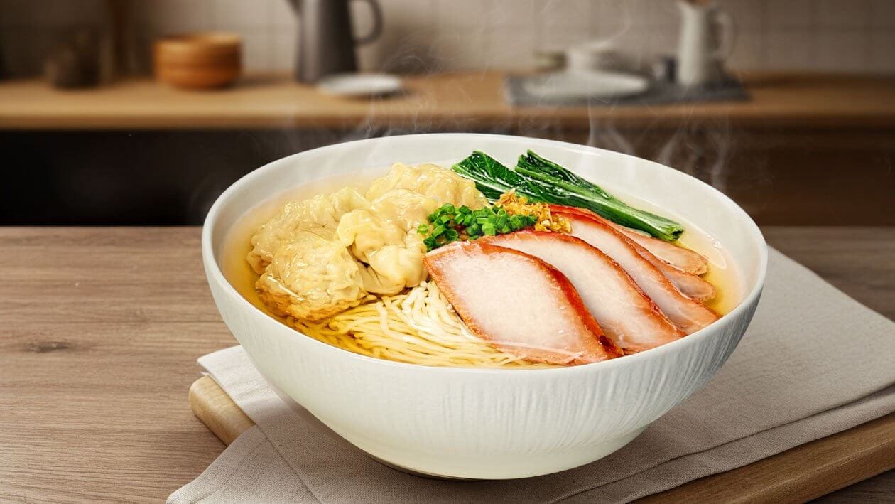 บะหมี่เกี๊ยวหมูแดง – สูตรอาหาร