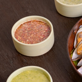 Seafood Dipping Sauce with Concentrated Herbs and Peppermint