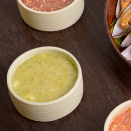 Seafood Dipping Sauce with Mayonnaise and Wasabi