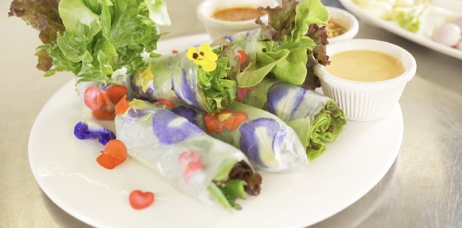 Fresh Vegetable Spring Rolls with Spicy Dipping Sauce, Vietnamese Sauce and Spicy Dipping Sauce with Mayonnaise – - Recipe