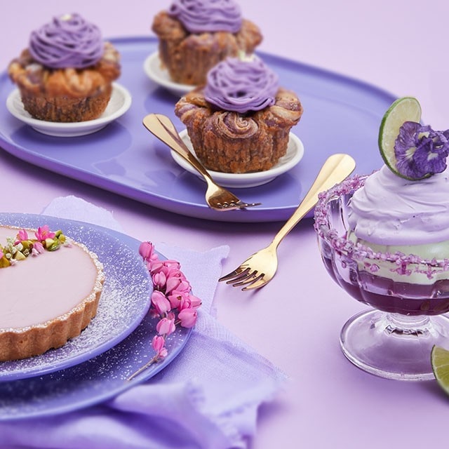 Baking Trend: Adding colors to enhance dishes