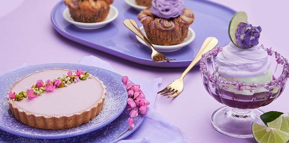 Baking Trend: Adding colors to enhance dishes