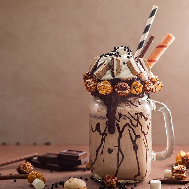 Merge drinks and desserts into one tasty treat