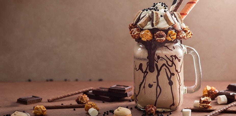 Merge drinks and desserts into one tasty treat