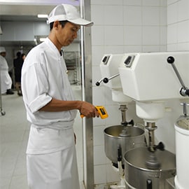 Serving up tasty food safe for consumption Serving up tasty food safe for consumption